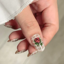 Wish you Roses (M592) - Nail Stamping Plate