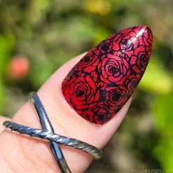 Wish you Roses (M592) - Nail Stamping Plate