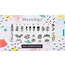 Wish you Roses (M592) - Nail Stamping Plate