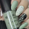 Withered Beauty: Cursed Vines (B559) - Green Pearl Cream Stamping Polish