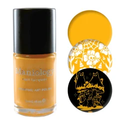 Withered Beauty: 3-Piece Pearl Cream Stamping Polish Set