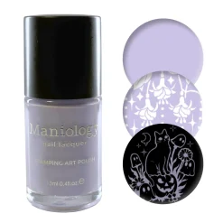 Withered Beauty: 3-Piece Pearl Cream Stamping Polish Set