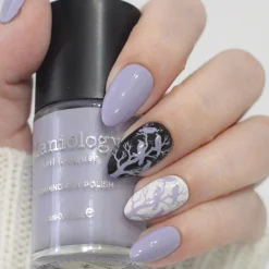 Withered Beauty: Spellblooms (B561) - Purple Pearl Cream Stamping Polish