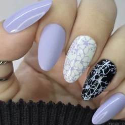 Withered Beauty: Spellblooms (B561) - Purple Pearl Cream Stamping Polish