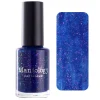 Woodland Walk: Northlight (P156) - Royal Blue Jelly Flakies Nail Polish