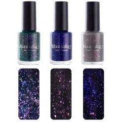 Woodland Walk: 3-Piece Jelly Flakies Nail Polish Set