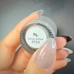 Woodland Walk: White Willow (P155) - Grey Jelly Flakies Nail Polish
