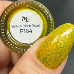 Yellow Brick Road (P164) - Yellow Glitter Nail Polish