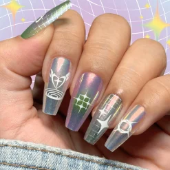 Y2k Icon (M635) - Nail Stamping Plate